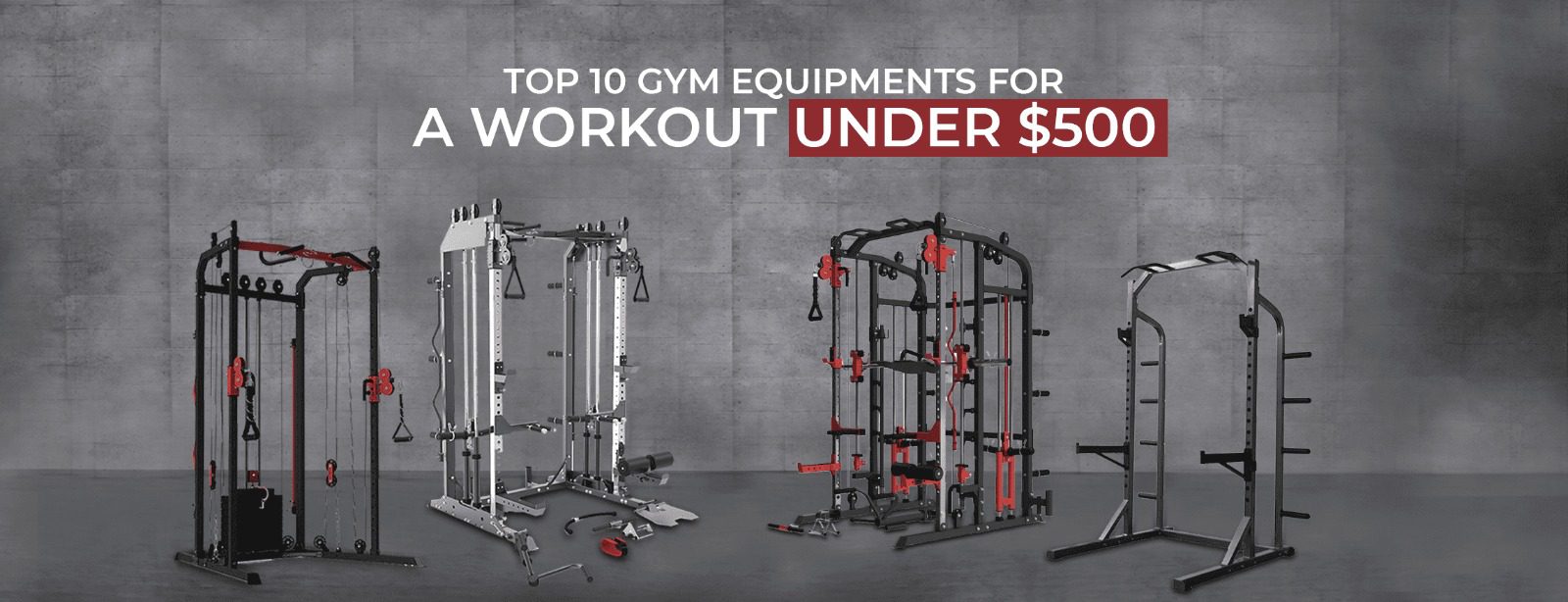 10 GYM Equipment s For a Workout Under 500 Trojan Fitness