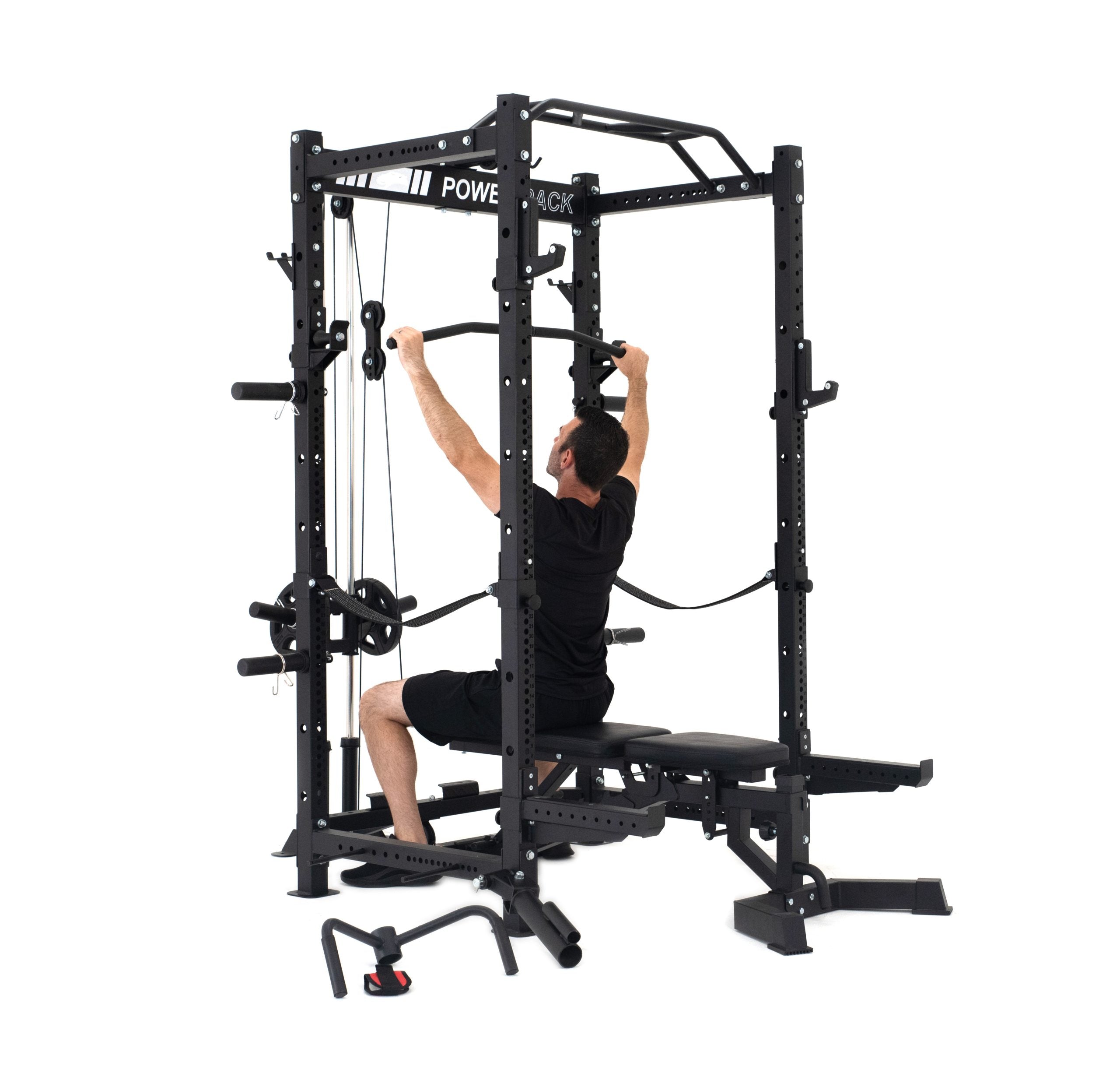 Trojan PowerPro Power Rack Lat Pull Down Trojan Fitness